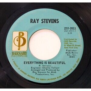Ray Stevens Everything Is Beautiful / A Brighter Day 45 RPM Barnaby VG Rock '70